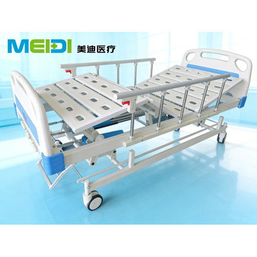 Cost-Effective Perforated 3-Crank Hospital Bed for Clinics, Hospitals and Nursing Homes