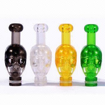 Transparent 510 Drip Tips with Many Colors, Made of Aluminum, Plastic or Acrylic Materials