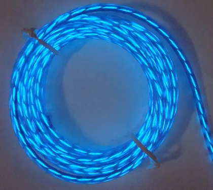 Wholesale cold led el wires for party decoration show suit Christmas decoration