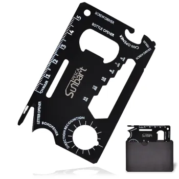 Mini Pocket Survival Multi-Function Knife Tool Set - Fishing Gear & Hook Card