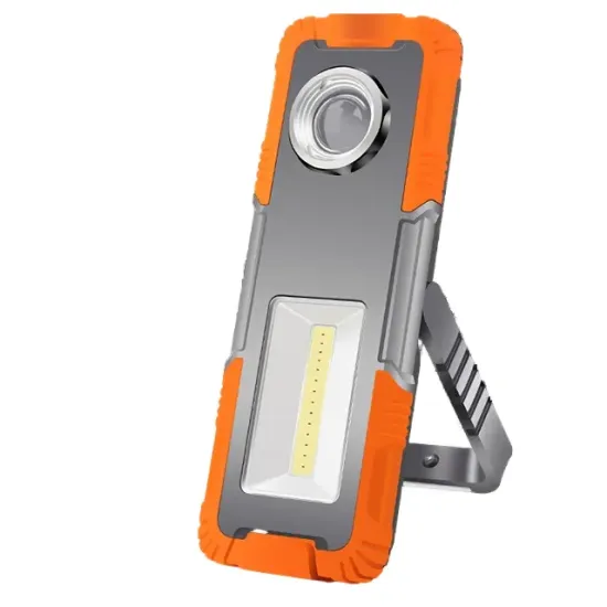 IPX5 Waterproof 300Lm & 800Lm Aluminium Folding Work Lamp with TPR Handle - Multipurpose Small Style Working Light