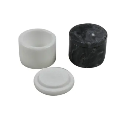 Black Marble Salt & Pepper Shaker