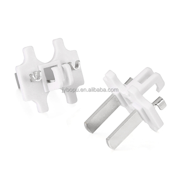 Holland 2 Pins Wkładka wkładka 4,0 mm 4,8 mm 2 Białe słupowe gniazdo