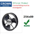 Crown 110V 230V 25489 Ventilador de CA de flujo axial