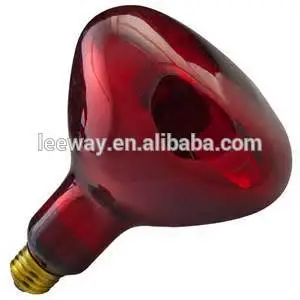 Flood Shape E27 250W 240V R40 R125 Red roasted infrared heat bulb