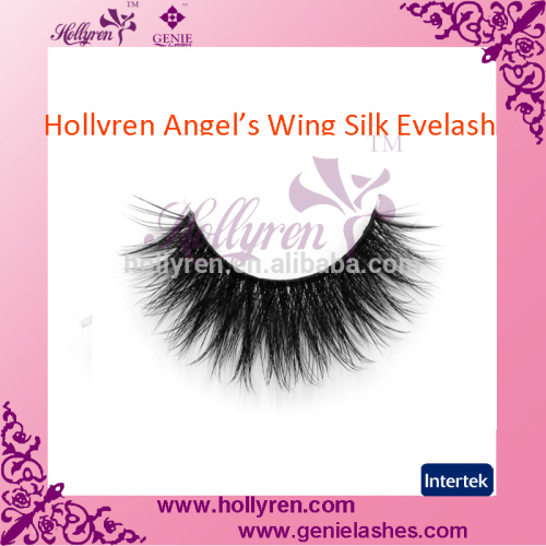 New Arrival Hollyren Angel's Wing Luxury 3D Silk false strip eyelash