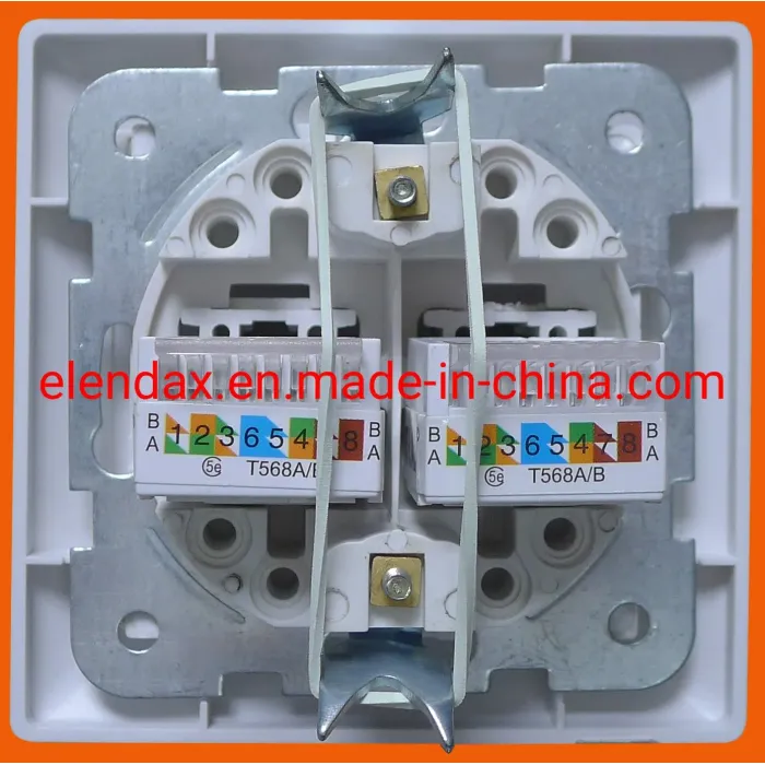 Sakelar 2gang 2gang Terpasang Siram Gaya Eropa (F6205)