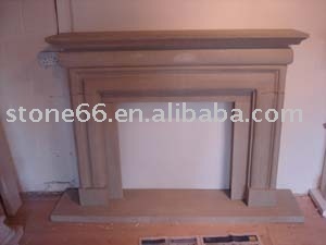 stone fireplace mantel