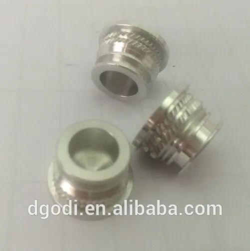stainless steel, aluminum knurled taper insert nut, threading insert