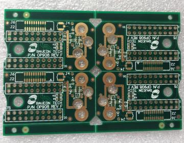 4 слоя FR4, зеленый припой ENIG PCB