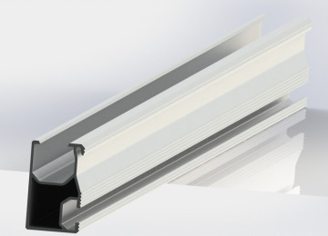 Solar Mounting Rail Side Installation