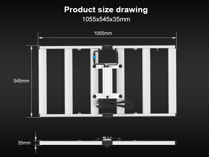 Samsung 320W LED cresce leve para planta interna