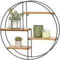 Runde Metallwandmontage Display Organizer Holder