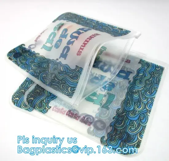 ziplock pvc bag slider travel beauty bag, slider zipper travel pvc pouch bag, slider bag makeup zipper bag for travel