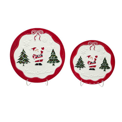 Plato Lazo Navidad Marido