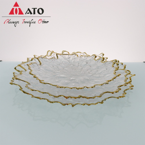 Classic Glass Plate Wholesale Glass Dinner Plate Set