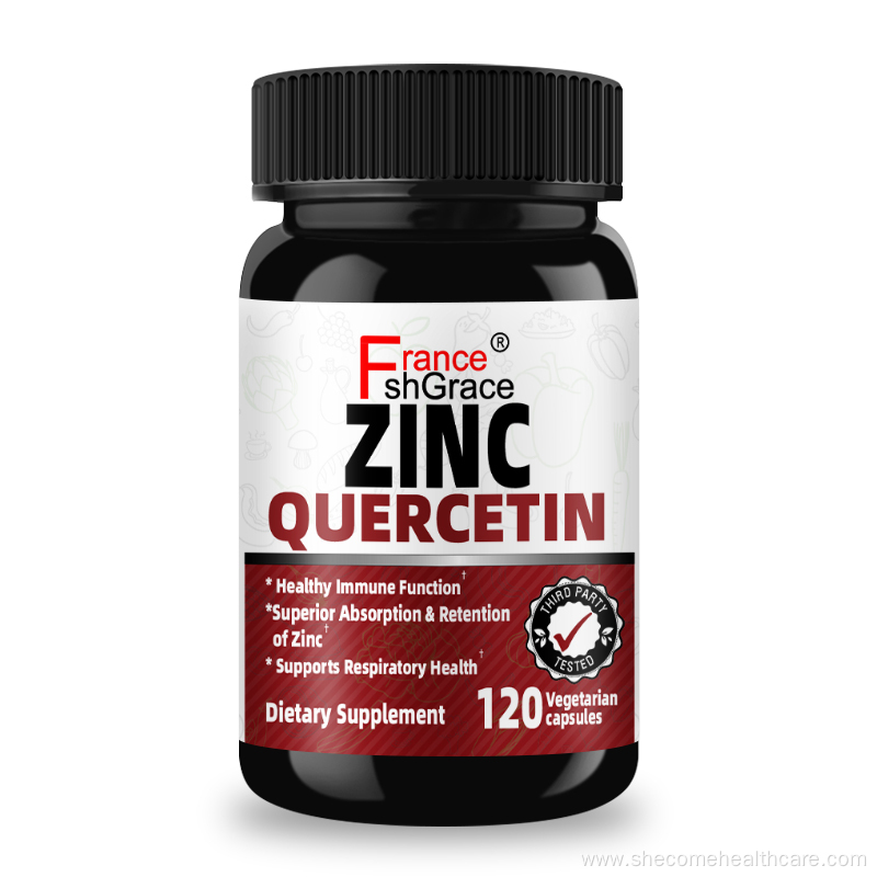 Zinc Quercetin Vitamin Antioxidant Immune Vitamin Capsules