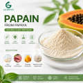 Polvo de enzima papaína para hidrólisis de proteínas, salud digestiva