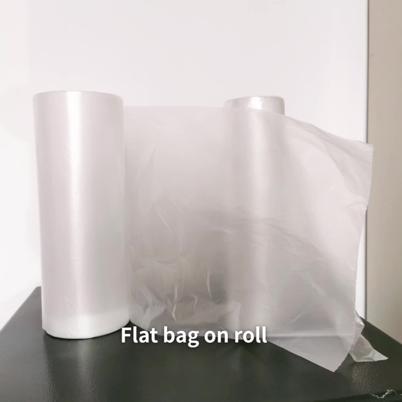Hot Sale Products Flexible Printed Laminated Plastic Food Roll Flat Pack PE Flat Bag