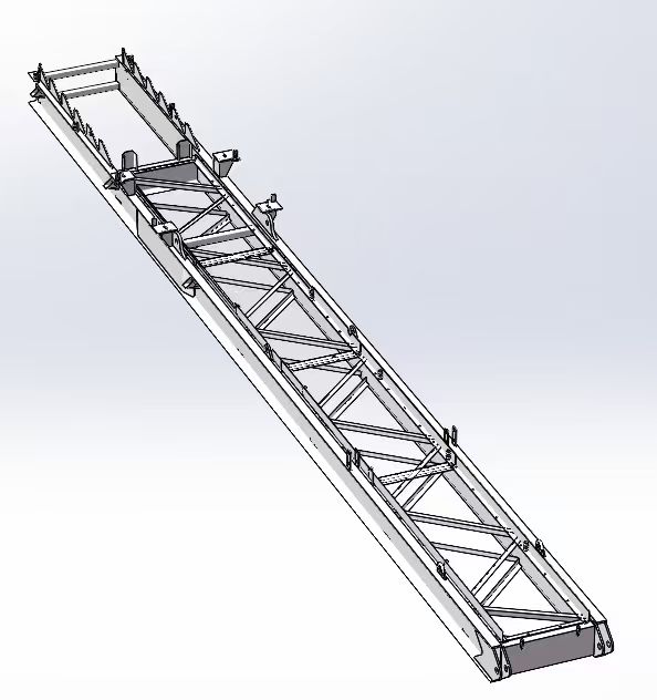 Tower crane counterweight boom3