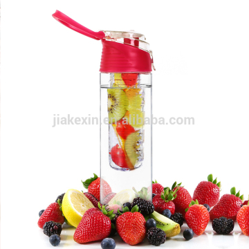 2015 new style BPA free Fruit infuser colorful water bottle