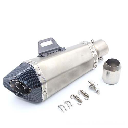 Universal Motorcycle Racing Muffler Pipe 370mm for 250-1000cc 150-650NK