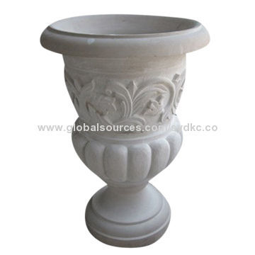 Hand-carved Garden Unique Design Stone Flower Pot