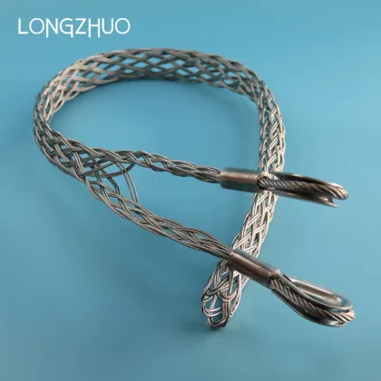 Heavy Duty swivel Mesh Wire Rope Cable Grip For Cable And tube