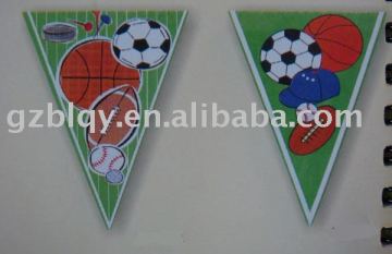 flag banner,party flag banner,plastic banner,Play boy