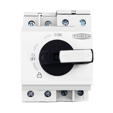 Rotary Switch Disconnector για ηλιακά συστήματα: 1200V, 32A, DIN Rail Mountable, Tomzn PV DC Ηλιακή περιστρεφόμενη λαβή απομονωτή λαβής