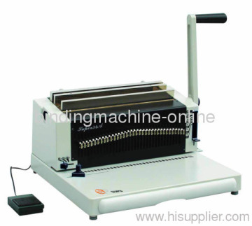 Legal Size Electric Double Wire Binding Machine 