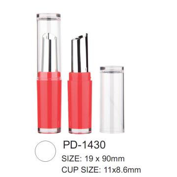 Slim Empty Plastic Round Lipstick Container