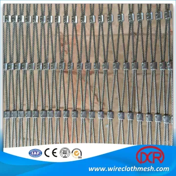 Animal Enclosure Stainless Steel Rope Mesh Factory