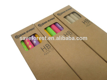 wholesale custom pencil set 4 pieces per box pencils stationary