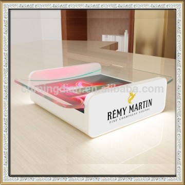 acrylic promotion LED cash tray/Led cash tray,Acrylic led Coin tray