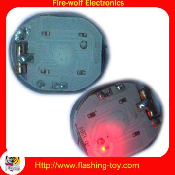 Mini Led Ligth Waterproof Pvc Flashing Led Shoe Light On Shoe / T-shirt / Bag