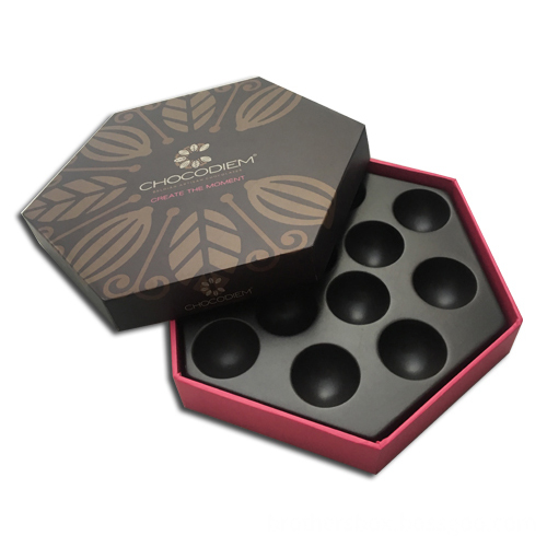 Luxury Packaging Paper Hexagon Chocolate Box