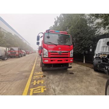 Camión de bomberos de rescate de emergencia con tanque de espuma de agua 6T