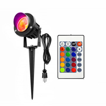Waterproof IP65 Outdoor RGB LED Pathway Lamp with Aluminum Spike for Landscape Lighting
