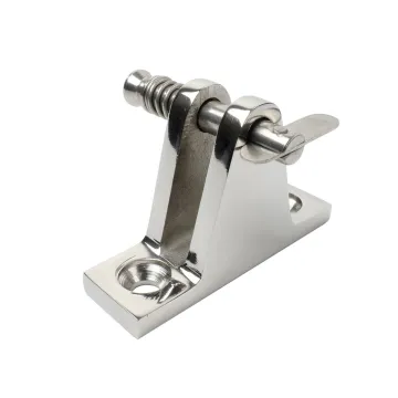 Factory Outlet Marine Hardware Stainless Steel Deck Hinge 90°
