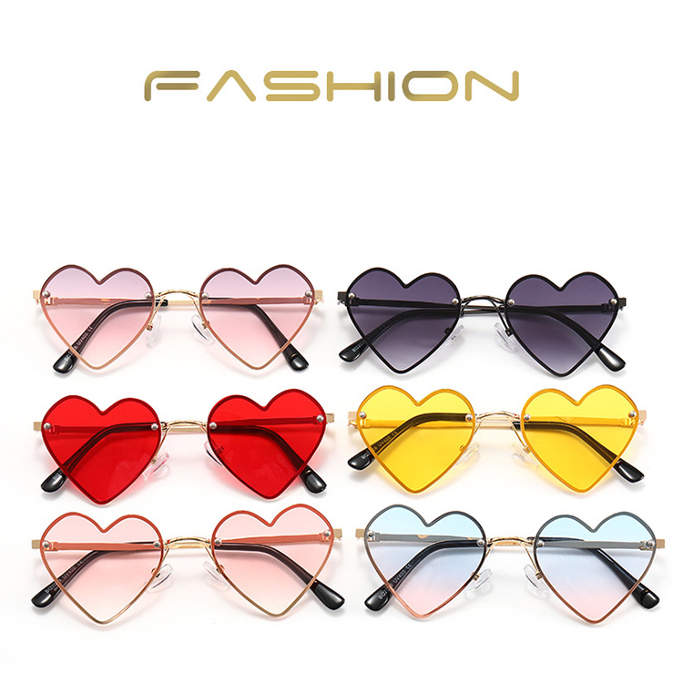 Kids Heart Shape Summer Glasses