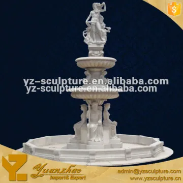 Big Natrual Marble Garden Greek Water Fountain carved western figure