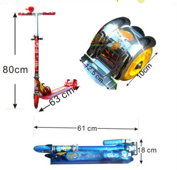 big wheel folding scooter
