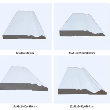 Durable waterbase paint prime MDF base moulding skirting Cornice Mouldings