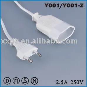 Europe VDE approved extension cord