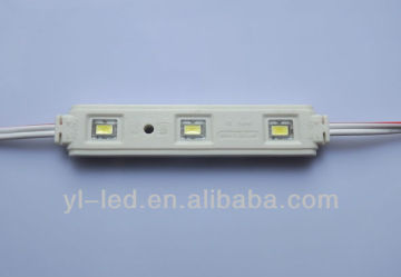 injection 3pcs SMD 5630 led module with lens