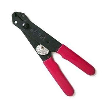 Wire Stripper with Molded Vinyl Safety Handle for Firm Grip