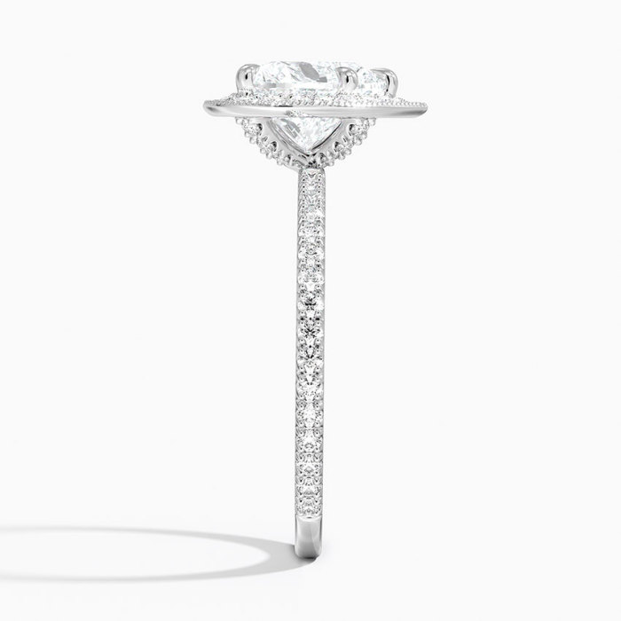 แหวนหมั้นเพชร Heart Cut 3Ct Lab Grown