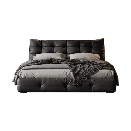 Large black bear bed for home