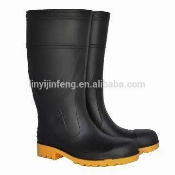 Safety Shoes Type and PVC Upper Material Safety Boots